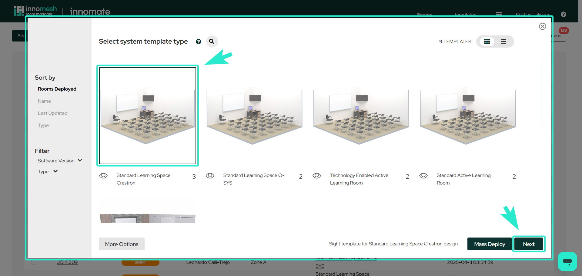 Step 2 - Choose a zone for the MTR deployment
