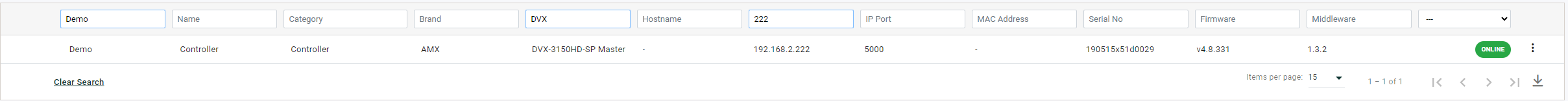 Real-time status information extracted from a device using native protocols