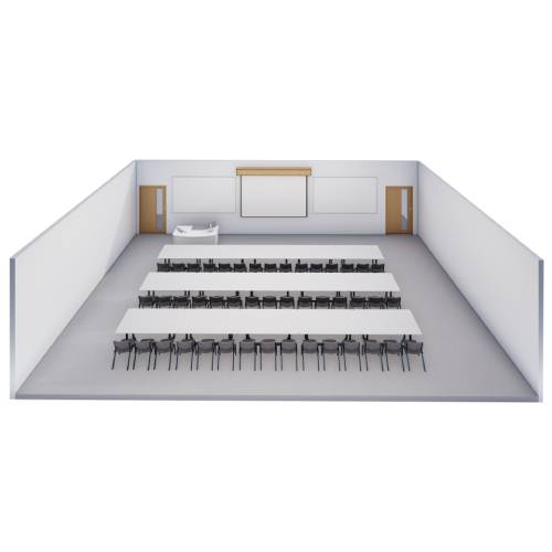 Large tutorial room